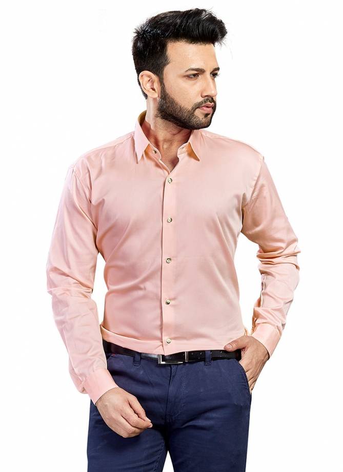 Outluk 1427 Office Wear Cotton Satin Mens Shirt Collection 